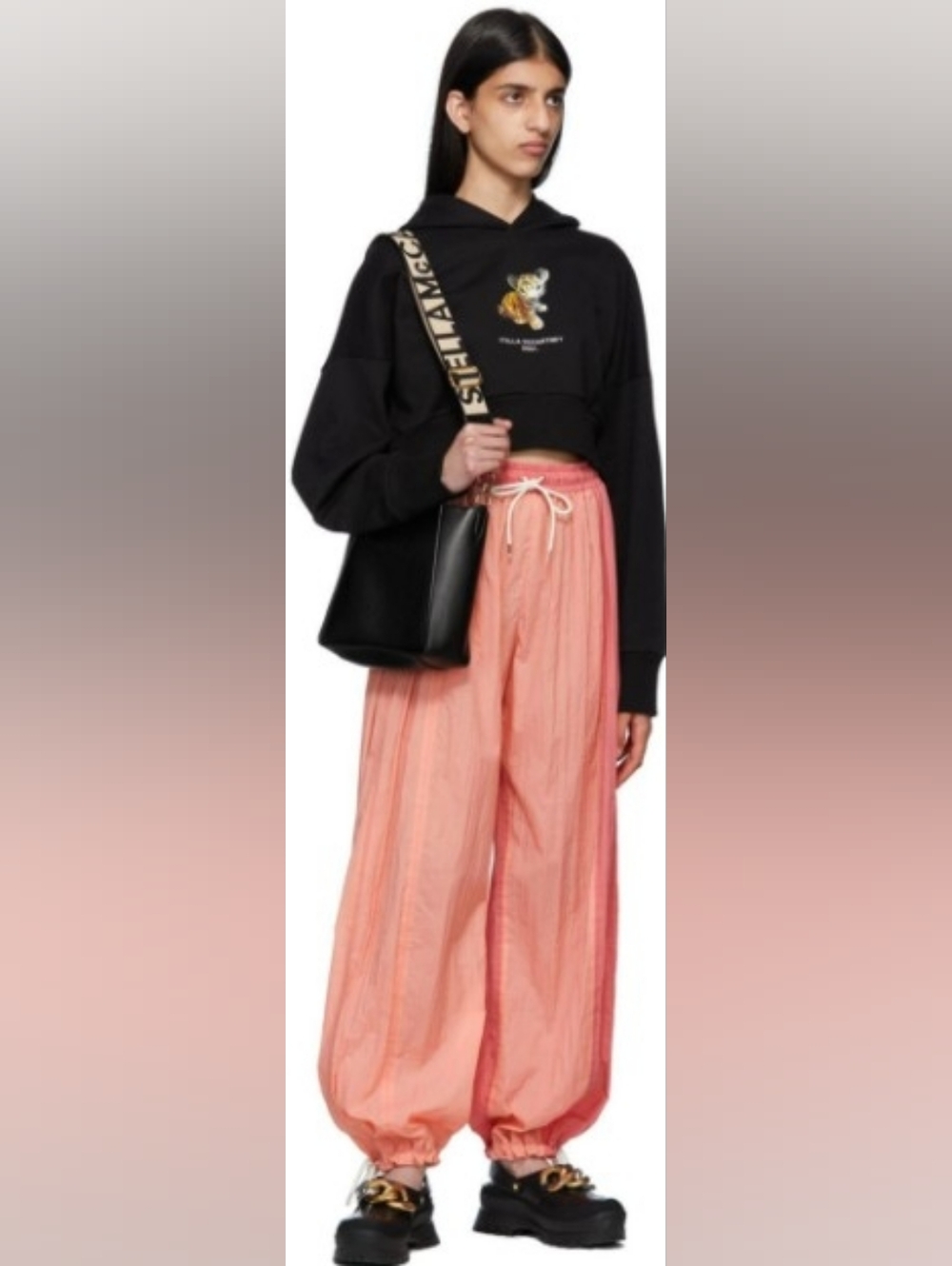 Rare Find- Stella McCartney Nylon Lounge Pants in ‘Pink Salt’ - Size XS